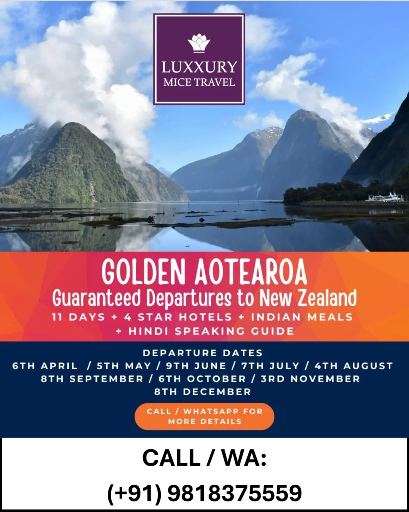 Indian Fixed Departures New Zealand